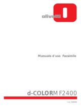 Olivetti d-Color MF2400 Manuale del proprietario