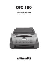 Olivetti OFX 180 Manuale del proprietario