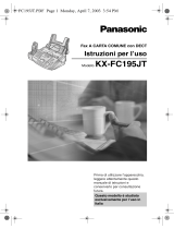 Panasonic KXFC195JTG Istruzioni per l'uso