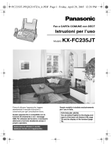 Panasonic KXFC235JT Istruzioni per l'uso