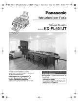 Panasonic KXFL401JT Istruzioni per l'uso