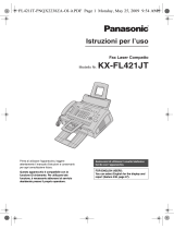 Panasonic KXFL421JT Istruzioni per l'uso