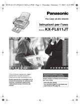 Panasonic KXFL611JT Istruzioni per l'uso