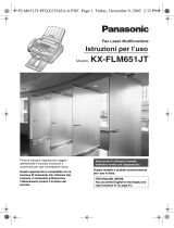 Panasonic KXFLM651JT Istruzioni per l'uso