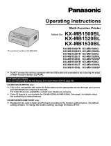 Panasonic KXMB1500FR Istruzioni per l'uso