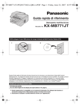 Panasonic KXMB771JT Istruzioni per l'uso