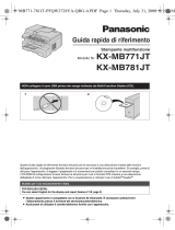 Panasonic KXMB781JT Istruzioni per l'uso