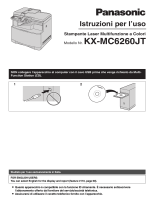Panasonic KXMC6260JT Istruzioni per l'uso