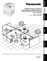 Panasonic Printer DP-1810F Manuale utente