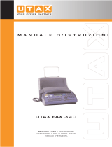 Utax FAX 320 Istruzioni per l'uso