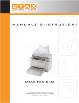 Utax FAX 540 Istruzioni per l'uso