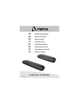 Olympia A 230 Plus Manuale del proprietario