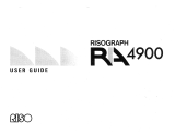 Riso RA4900 Manuale del proprietario
