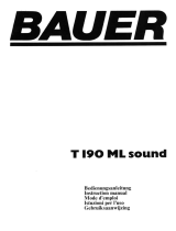 Bauer T190 ML sound Manuale del proprietario