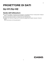 Casio XJ-V1, XJ-V2 Guida dell'utente