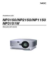 NEC NP2150 Manuale del proprietario