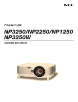 NEC NP1250 Manuale del proprietario