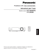 Panasonic PTLB30E Istruzioni per l'uso