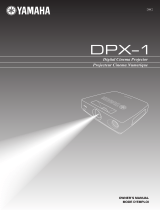 Yamaha DPX-1 Manuale del proprietario