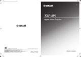 Yamaha YSP800S - Digital Sound Projector Five CH Speaker Manuale del proprietario
