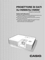 Casio XJ-H2600, XJ-H2650 Guida utente