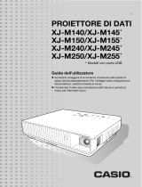 Casio XJ-M140, XJ-M145, XJ-M150, XJ-M155, XJ-M240, XJ-M245, XJ-M250, XJ-M255 (Serial Number: A9****) Guida utente