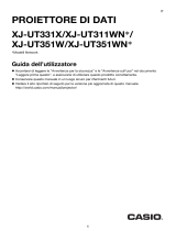 Casio XJ-UT331X, XJ-UT311WN, XJ-UT351W, XJ-UT351WN Guida dell'utente
