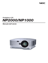 NEC NP1000 Manuale del proprietario