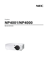 NEC NP4001 Manuale del proprietario