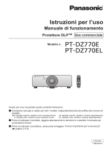 Panasonic PT-DZ770E Manuale del proprietario