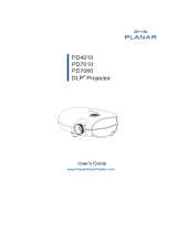 Planar Projector PD4010 Manuale utente
