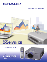 Sharp XG-NV51XE Manuale utente