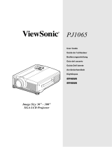 ViewSonic PJ1065 Manuale utente