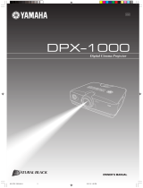 Yamaha DPX-1000 Manuale utente