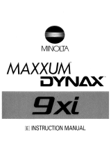 KONICA Maxxum 9Xi Manuale utente