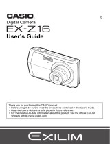 Casio EX-Z16 Manuale utente