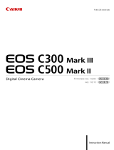 Canon EOS C300 Mark III Guida utente