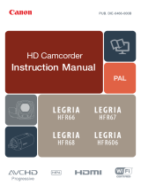 Canon LEGRIA HF R606 Manuale utente