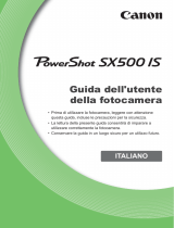 Canon PowerShot SX500 IS Manuale utente