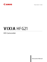 Canon Vixia HF-G21 Manuale utente