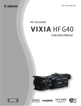 Canon Vixia HF-G40 Istruzioni per l'uso