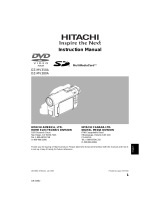 Hitachi DZMV380A Manuale utente