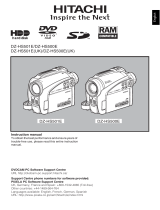 Hitachi DZ-HS501E Manuale utente