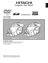 Hitachi DZ-MV550E Manuale utente