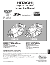 Hitachi DZMV580A Manuale utente