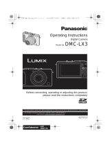 Panasonic DMCLX3K Manuale utente