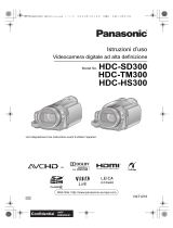 Panasonic HDC SD300 Manuale del proprietario