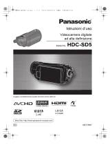 Panasonic HDCSD5 Istruzioni per l'uso