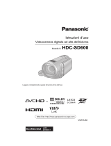 Panasonic HDCSD600EG Istruzioni per l'uso