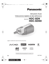 Panasonic HDCSD9D Istruzioni per l'uso